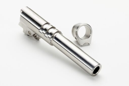 drop in 1911 barrel 9mm w n ramped 425 stainless w bushing link and pin